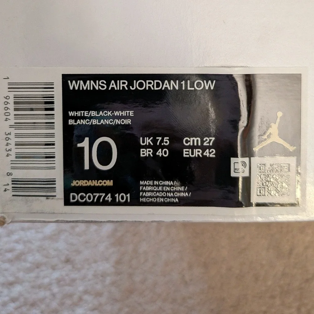 Jordan One Take 4 Black University Red Basketball Shoes Size 8 NIB